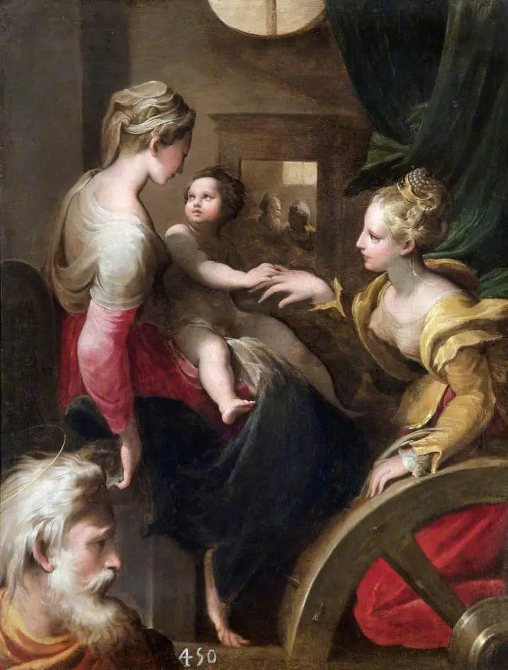 The Mystic Marriage of Saint Catherine - Parmigianino
