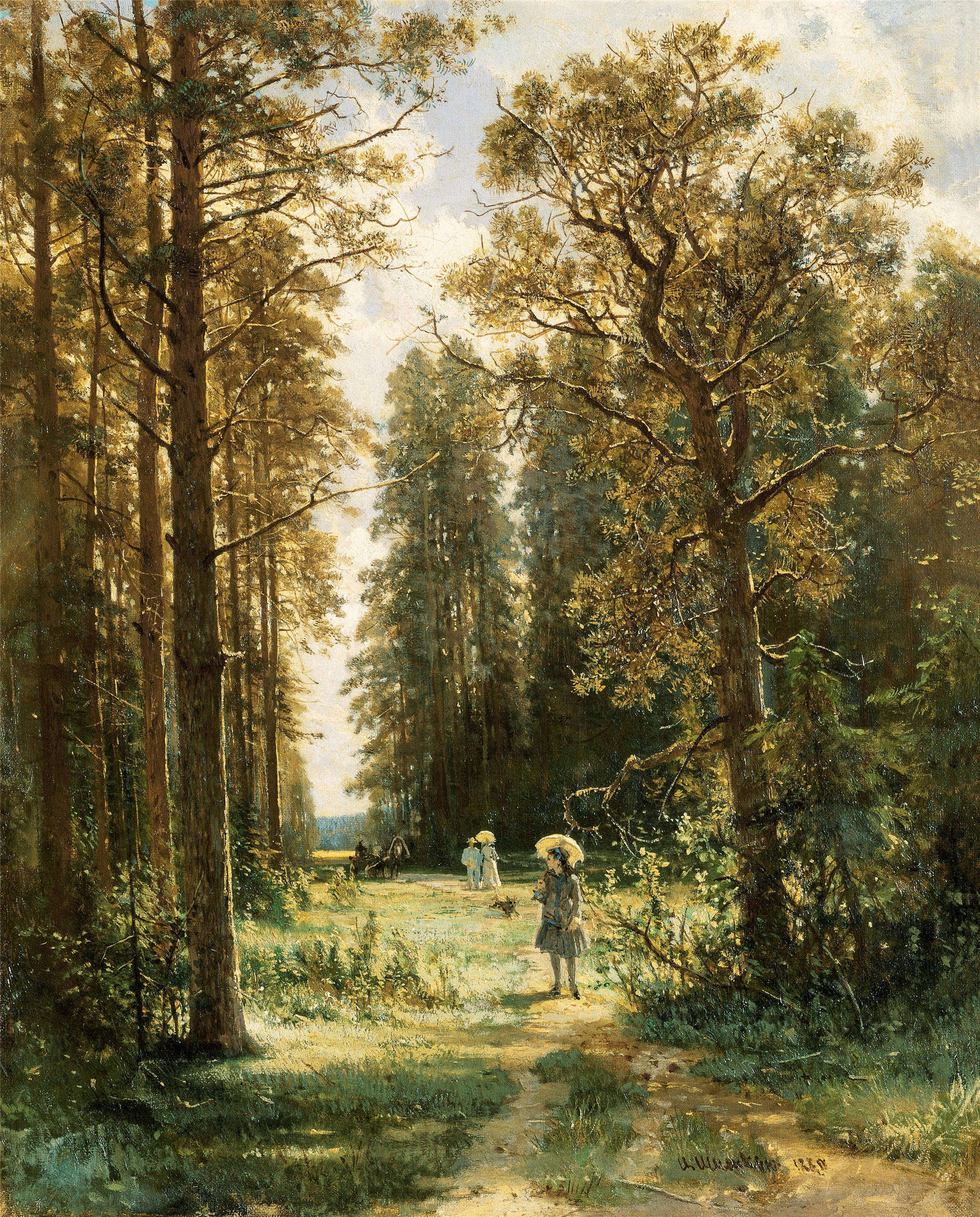 Le chemin dans la forêt - Ivan Chichkine