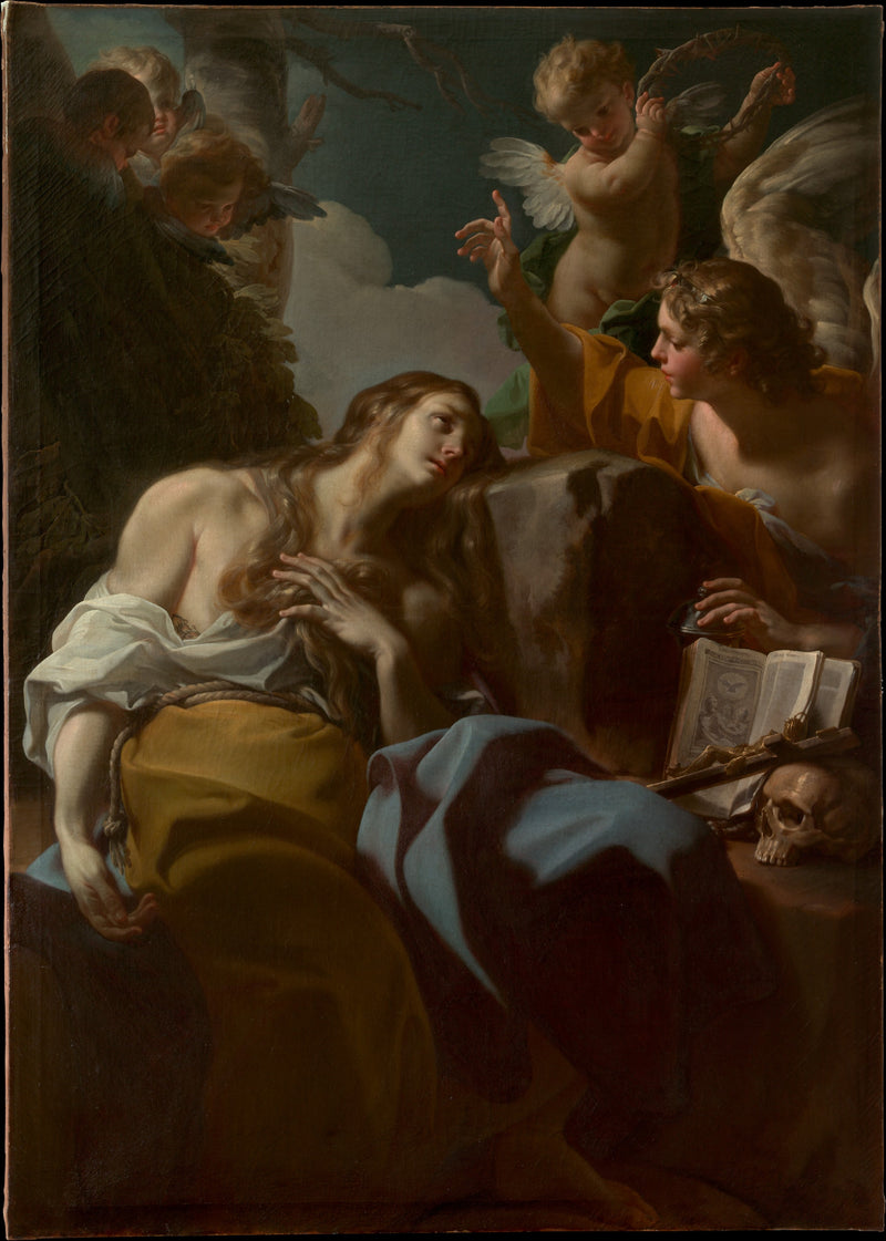 The Penitent Magdalene - Corrado Giaquinto