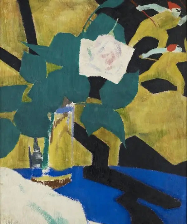 The Rose and the Lacquered Screen - Francis Cadell