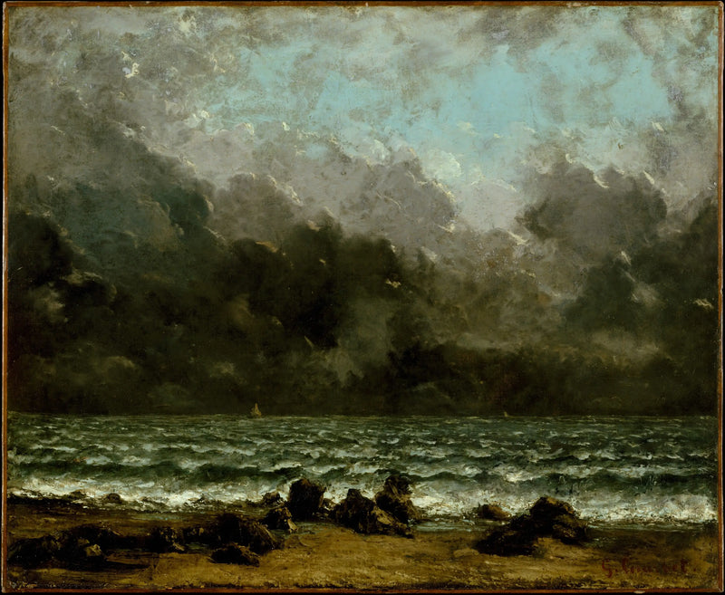 The Sea - Gustave Courbet