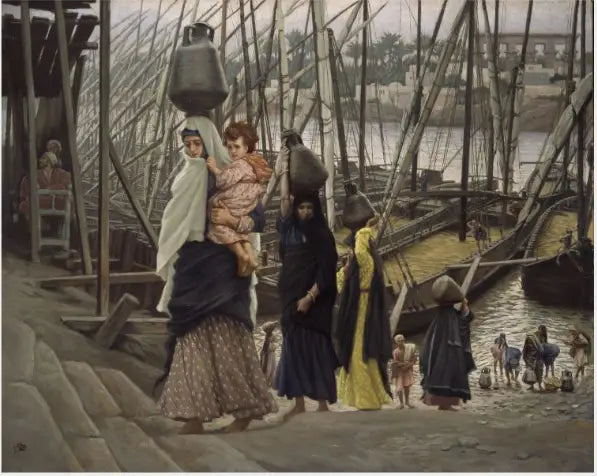 The séjour in Egypt - James Tissot