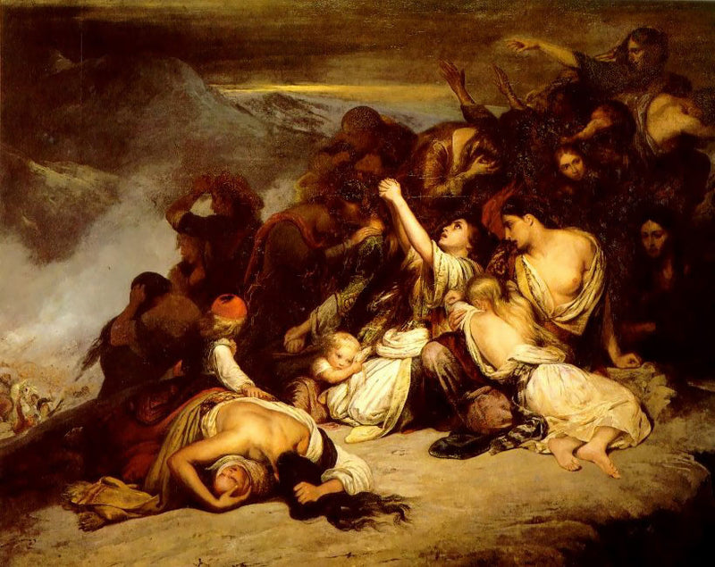 The Souliot Women - Ary Scheffer