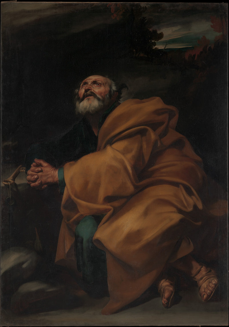 The Tears of Saint Peter - Jusepe de Ribera