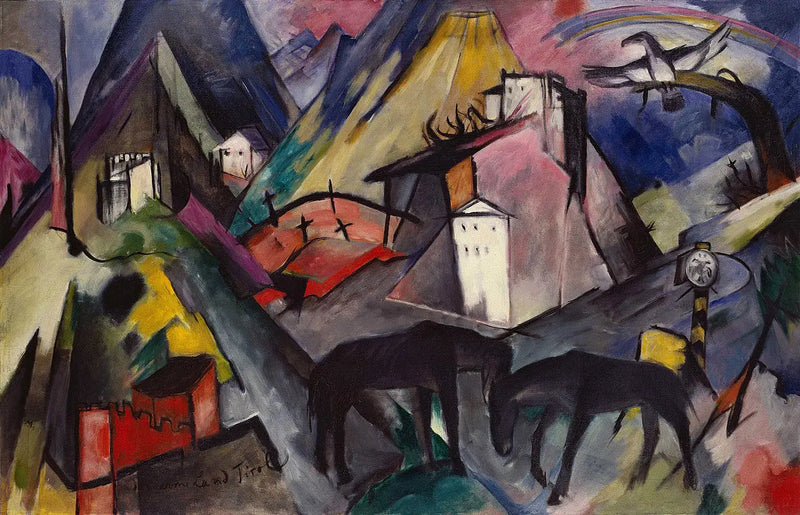 The unfortunate country of Tyrol - Franz Marc