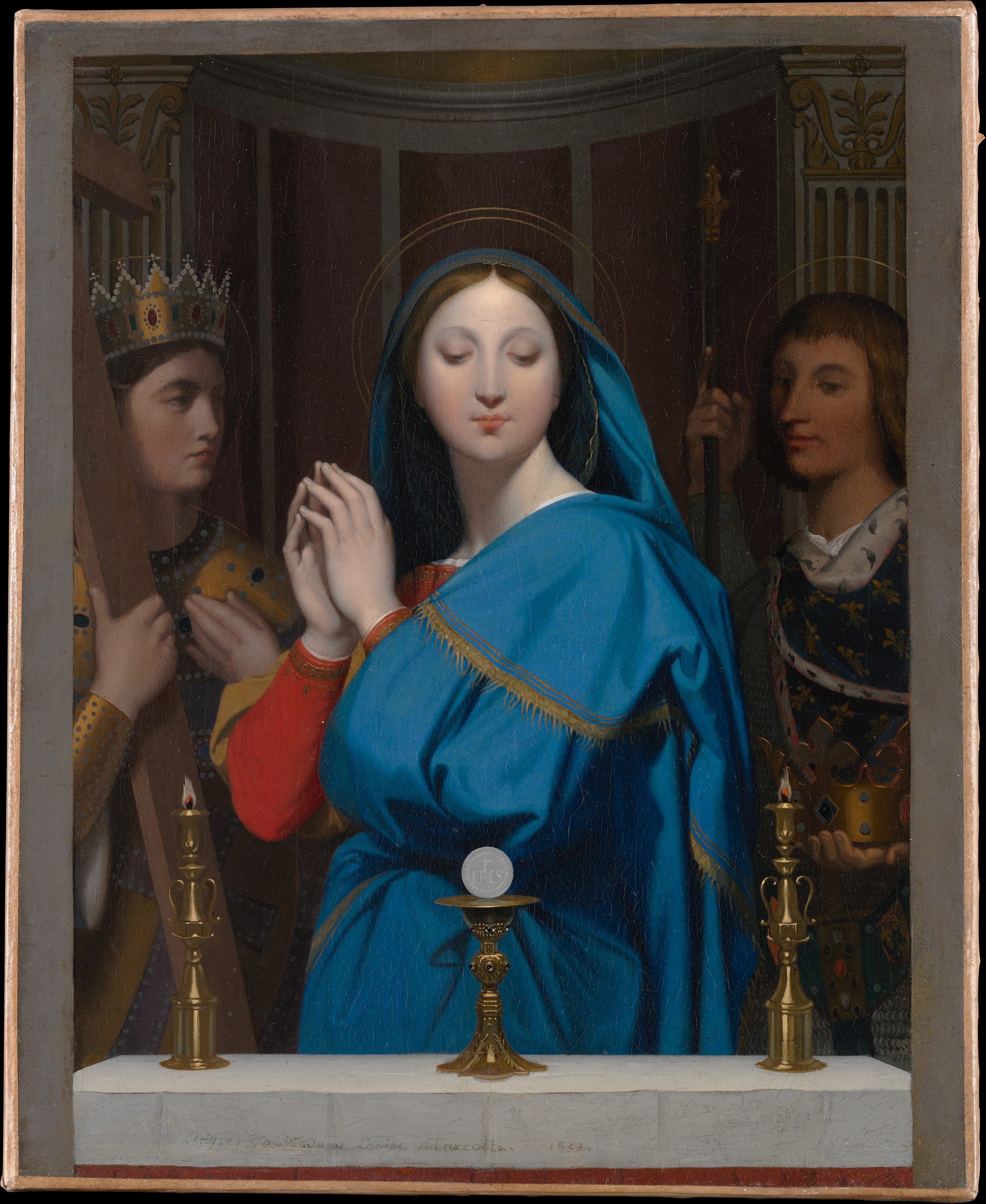 The Virgin Adoring the Host - Jean-Auguste-Dominique Ingres