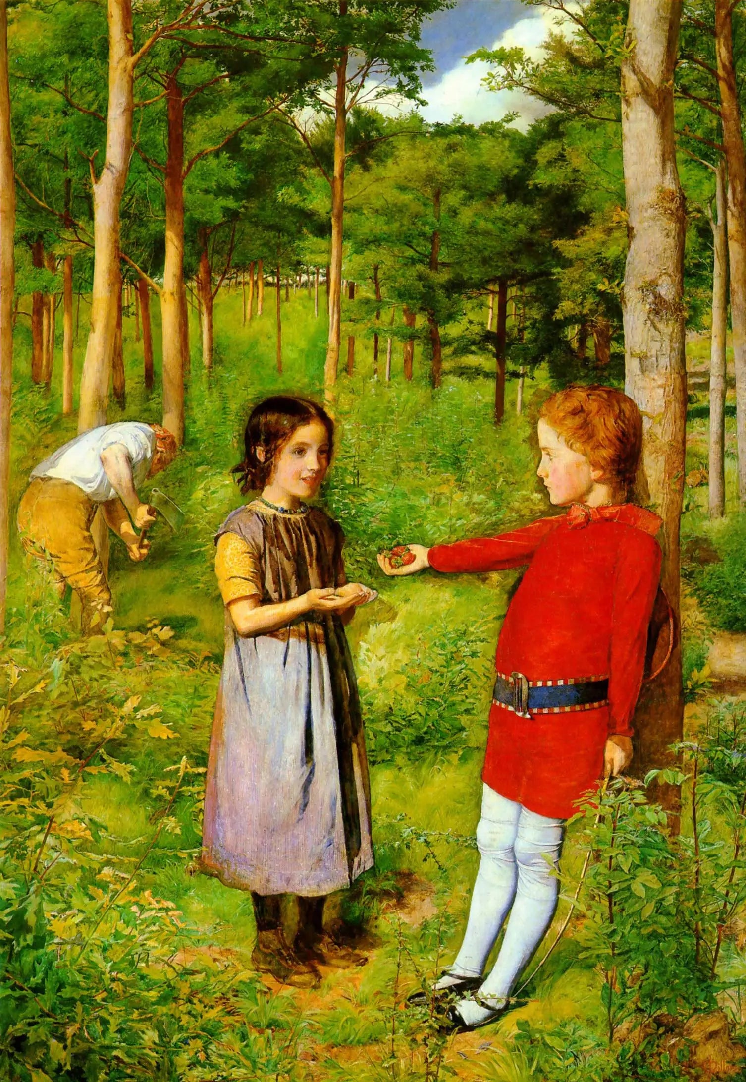 La Fille du forestier - John Everett Millais - Alpha Reproduction