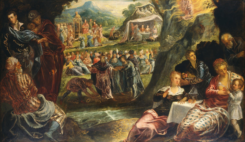 The Adoration of the Golden Calf - Jacopo Tintoretto