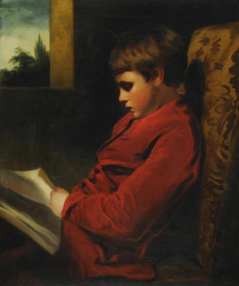 The Boy Reading - Joshua Reynolds