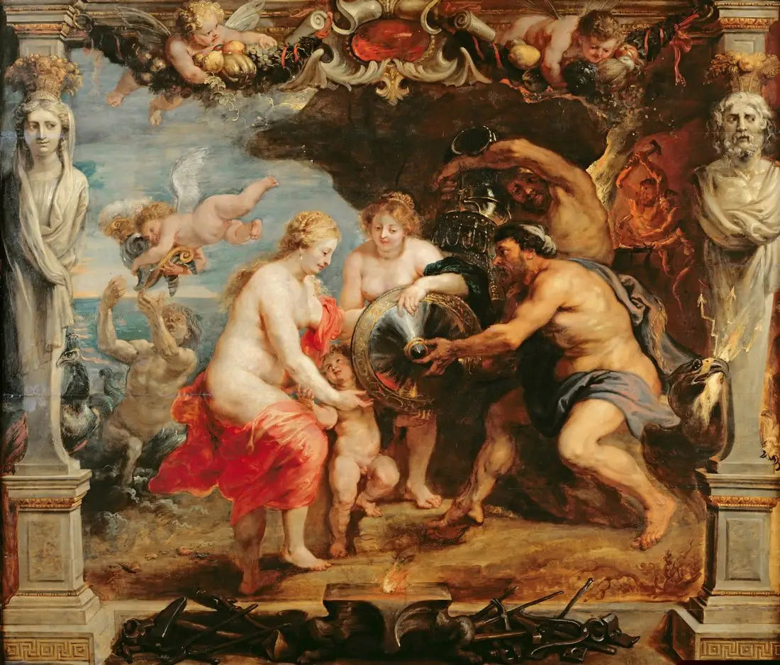 Thétis recevant de Vulcain les armes d’Achille - Peter Paul Rubens - Alpha Reproduction