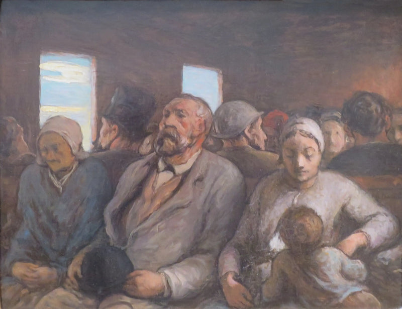 A Third Class Carriage - Honoré Daumier