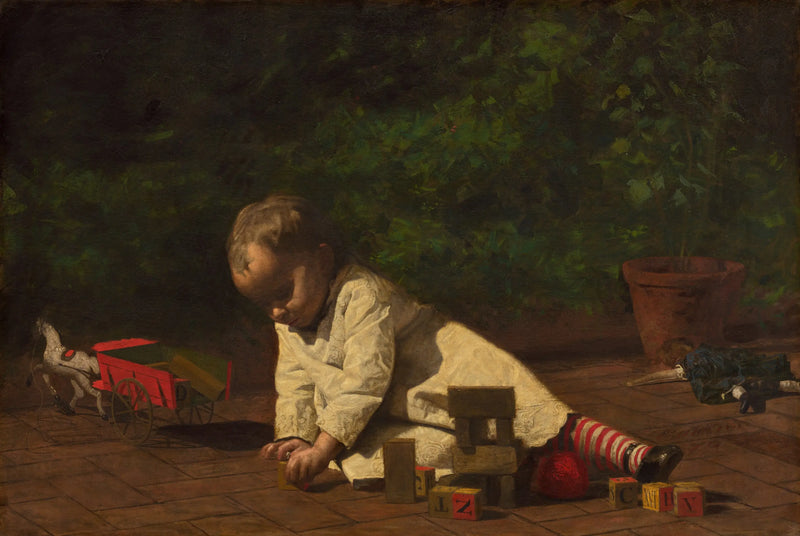 Baby Playing - Thomas Eakins