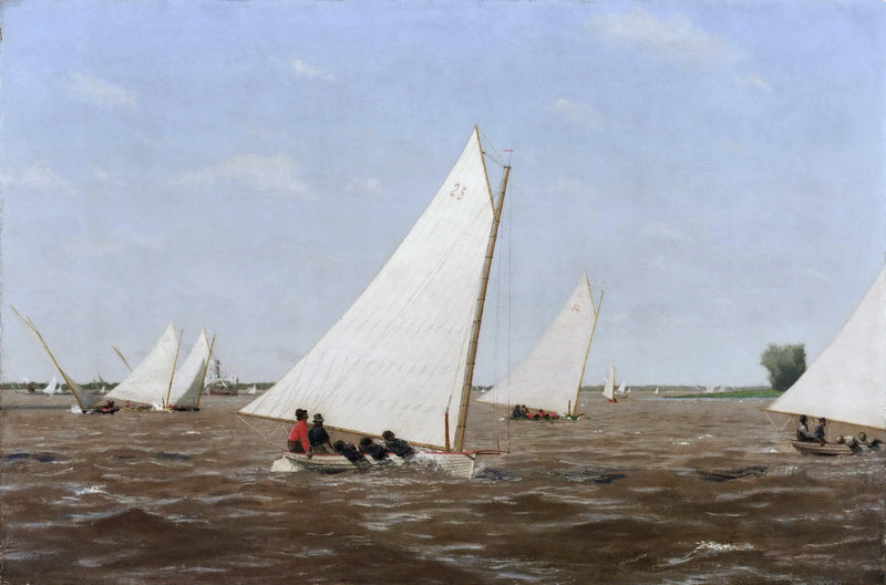 Sailing races on the Delaware - Thomas Eakins