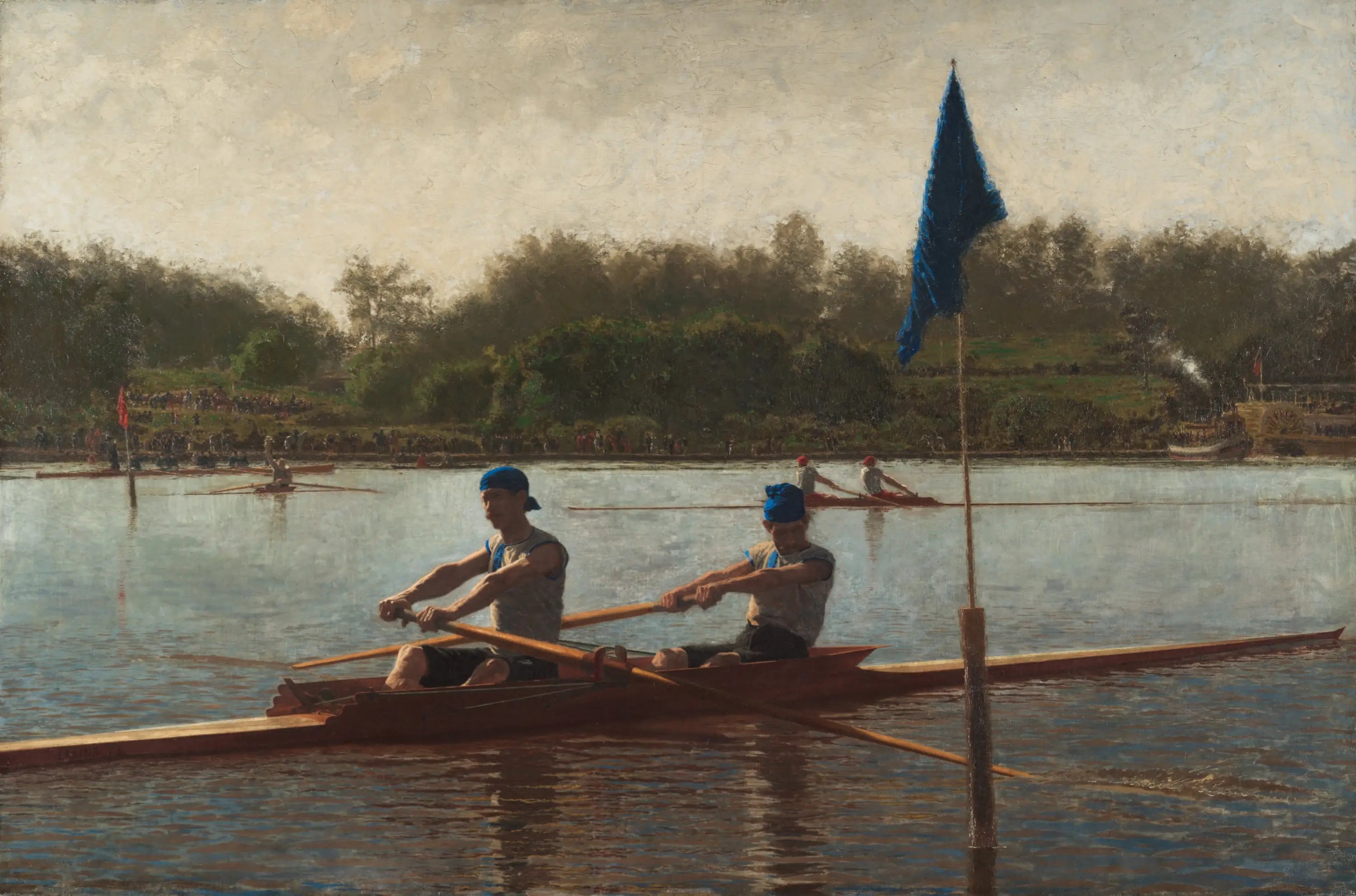 Les frères Biglin font tourner les enjeux - Thomas Eakins - Alpha Reproduction
