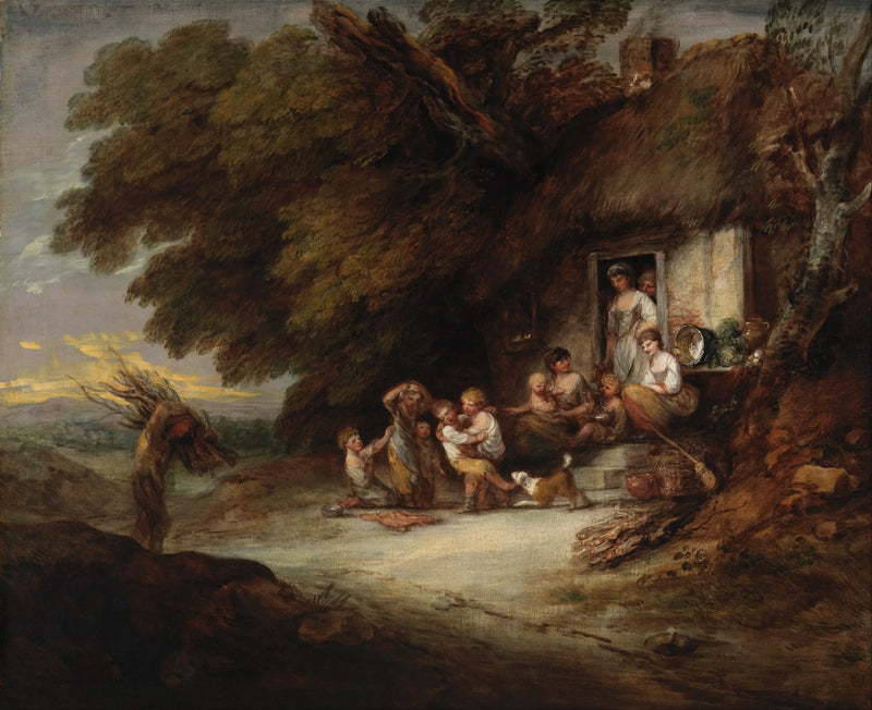 The door of the chalet - Thomas Gainsborough