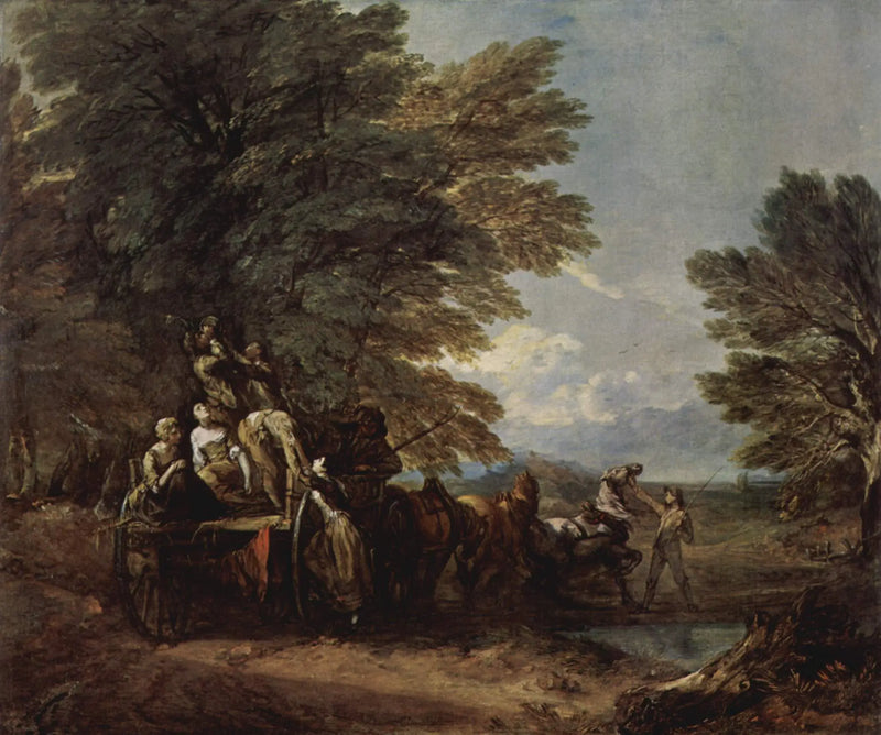 The Harvest Cart - Thomas Gainsborough