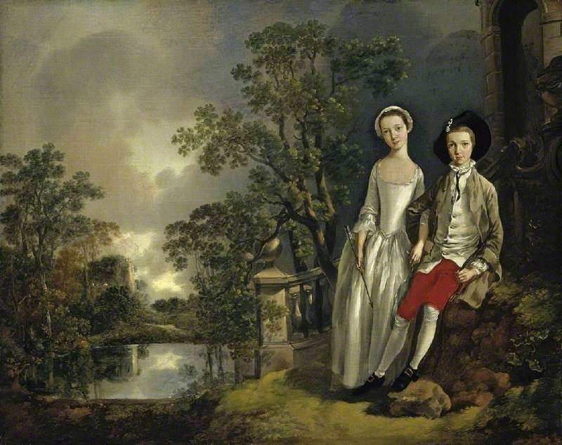 Heneage Lloyd et sa sœur, Lucy - Thomas Gainsborough