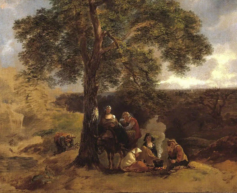 Landscape with Gypsies - Thomas Gainsborough