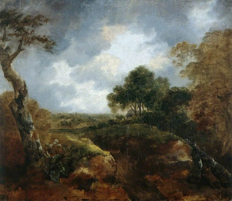 Open landscape at the edge of a wood - Thomas Gainsborough