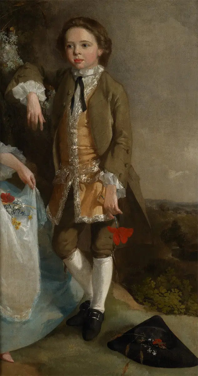 Portrait d’un garçon (fragment de « Portrait d’un garçon et d’une fille ») - Thomas Gainsborough - Alpha Reproduction