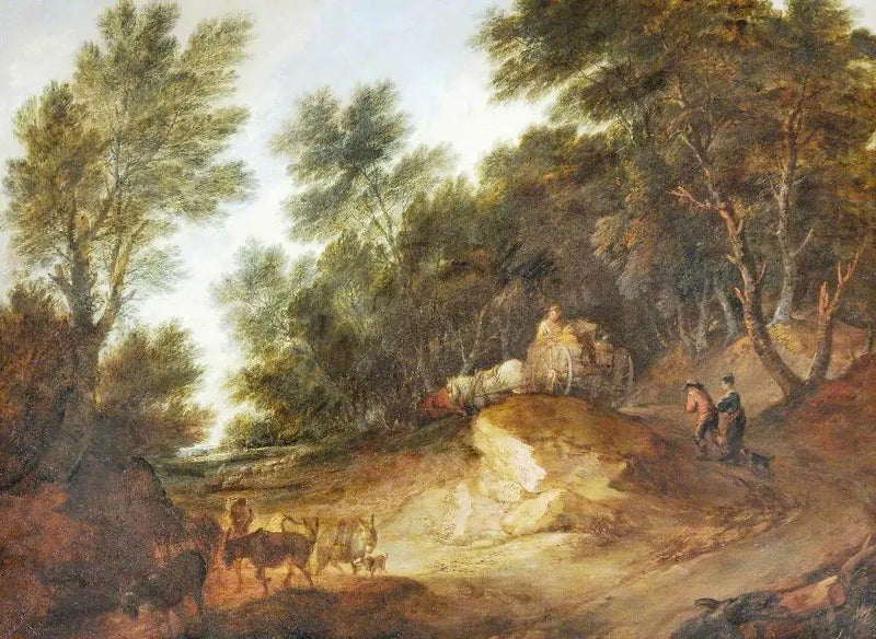 Wooded landscape - Thomas Gainsborough