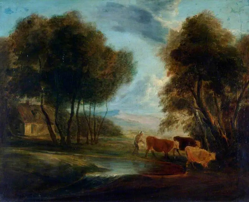 Landscape with Cows - Thomas Gainsborough