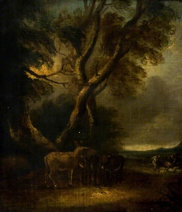 Des ânes dans la tempête - Thomas Gainsborough