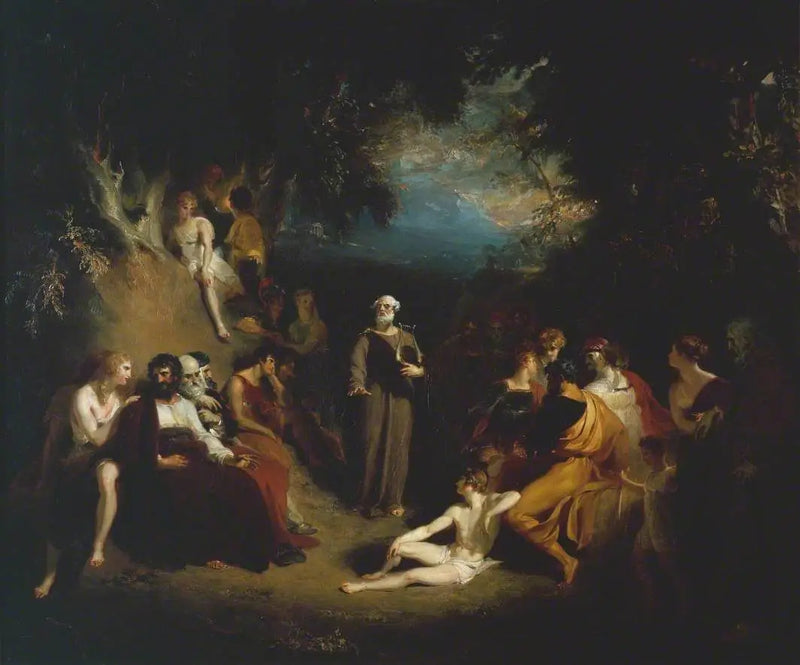 Homer Reciting His Poems - Thomas Lawrence