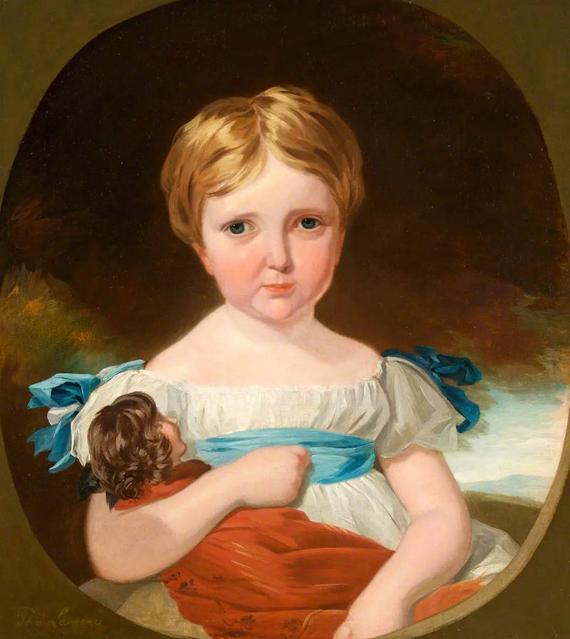 Portrait of a Child with a Doll - Thomas Lawrence