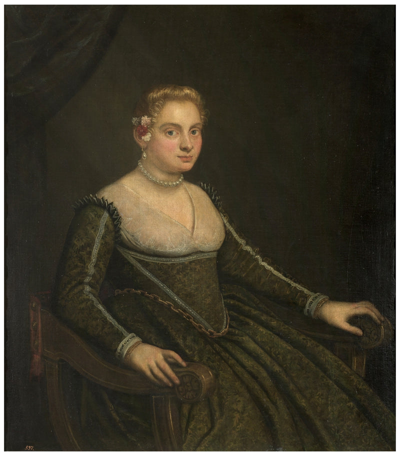 Portrait of a Young Woman - Jacopo Tintoretto