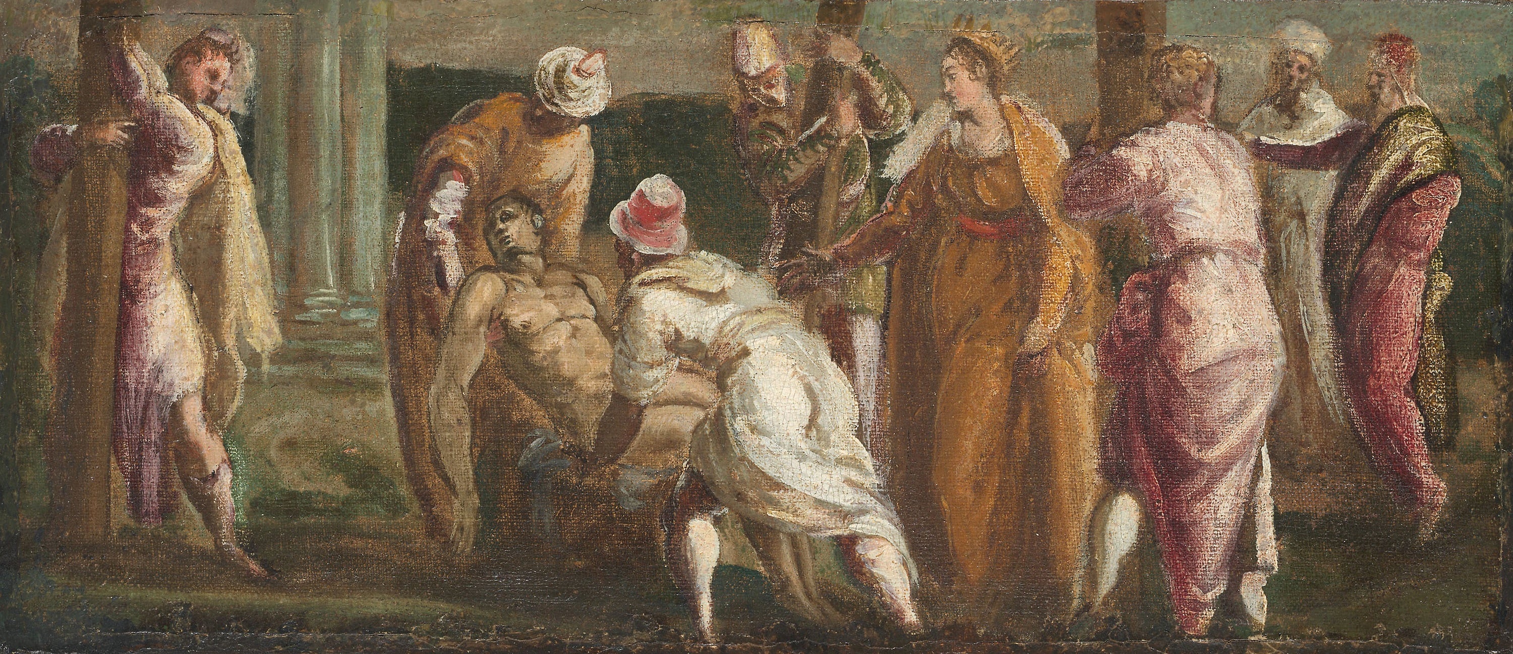 Sainte Hélène vérifiant la Vraie Croix - Jacopo Tintoretto - Alpha Reproduction