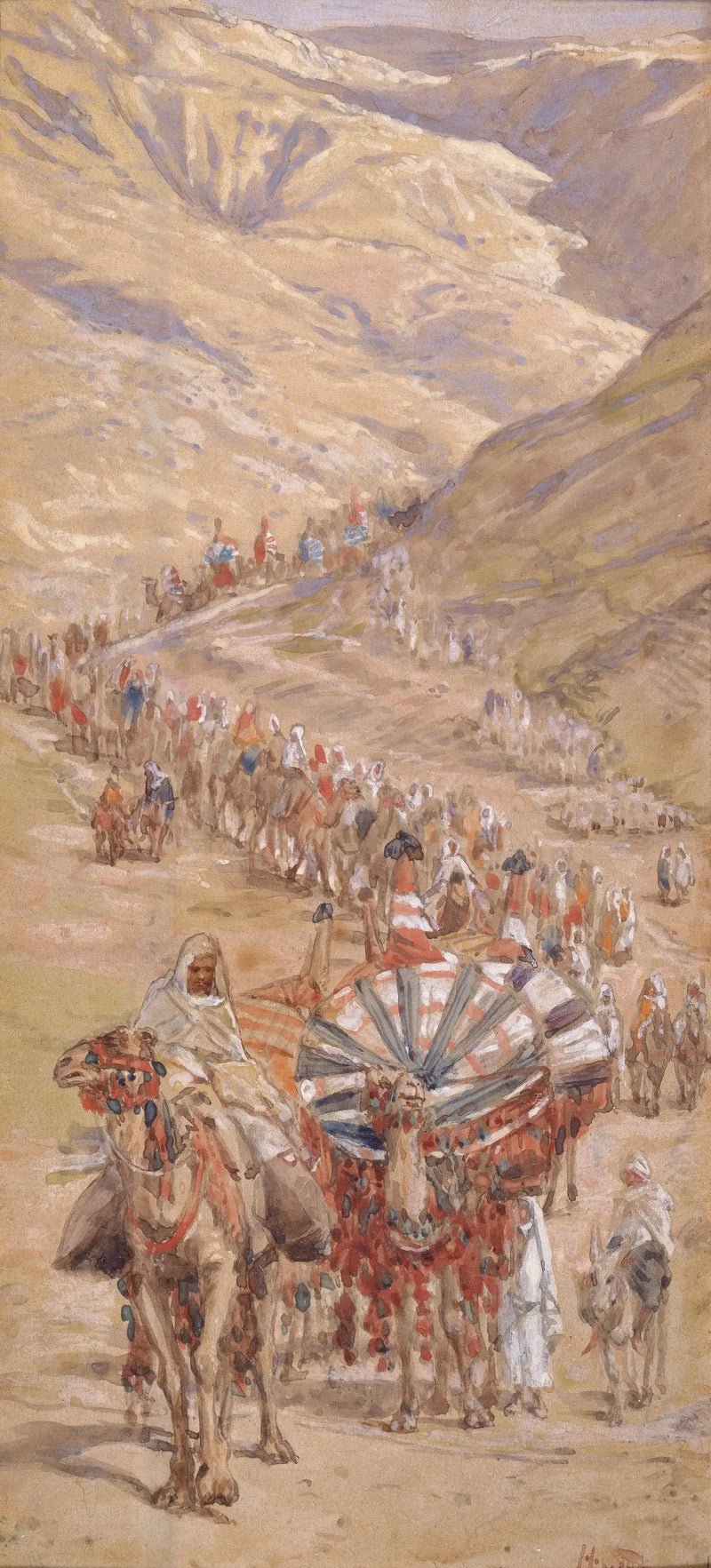 The Caravan of Abram - James Tissot