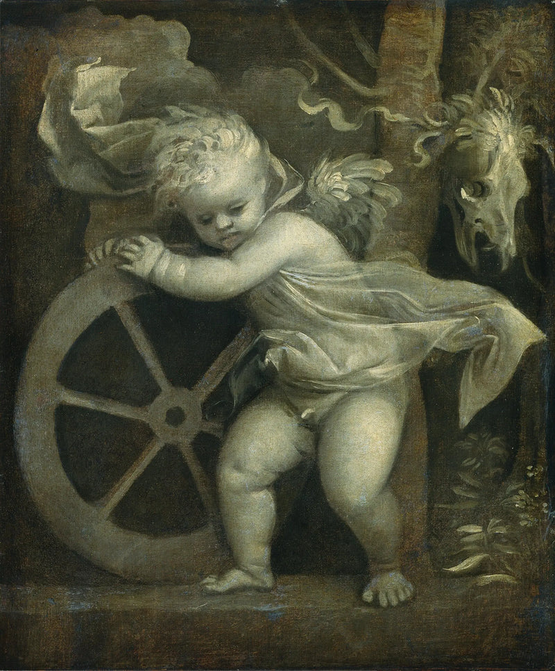 Cupid with the Wheel of Time - Titian