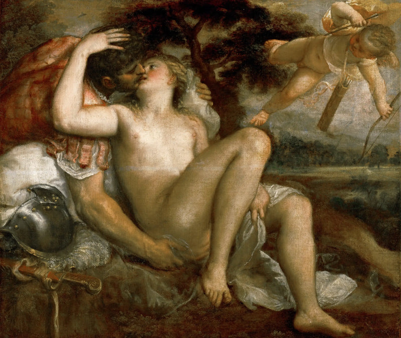 Venus, Mars et Cupidon - Titian