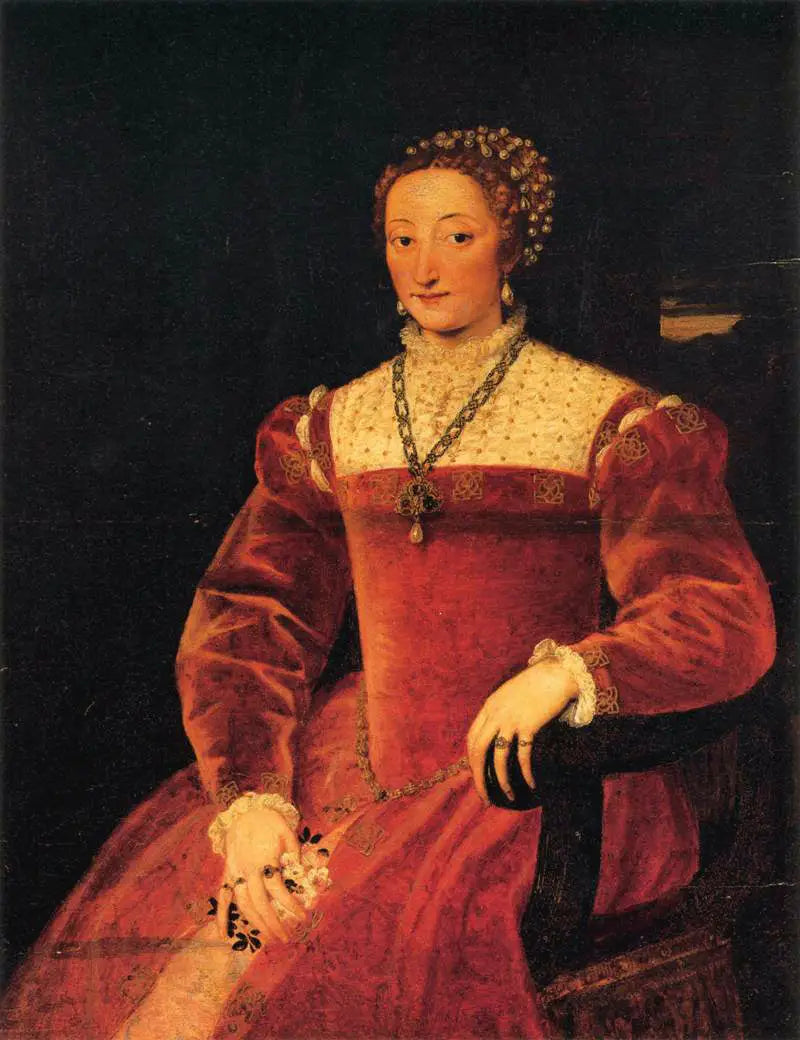 Portrait of Giulia Varano - Titian