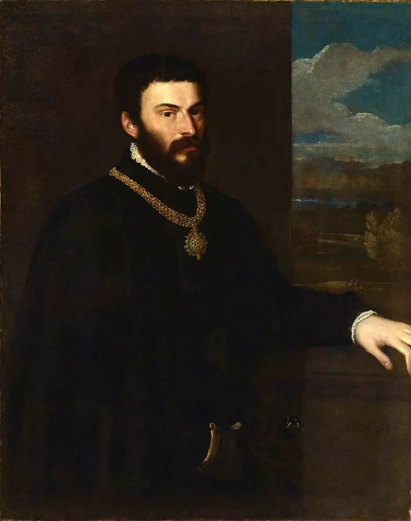 Portrait of Count Antonio Porcia - Titian