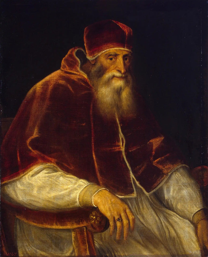 Portrait of Pope Paul III - Titian