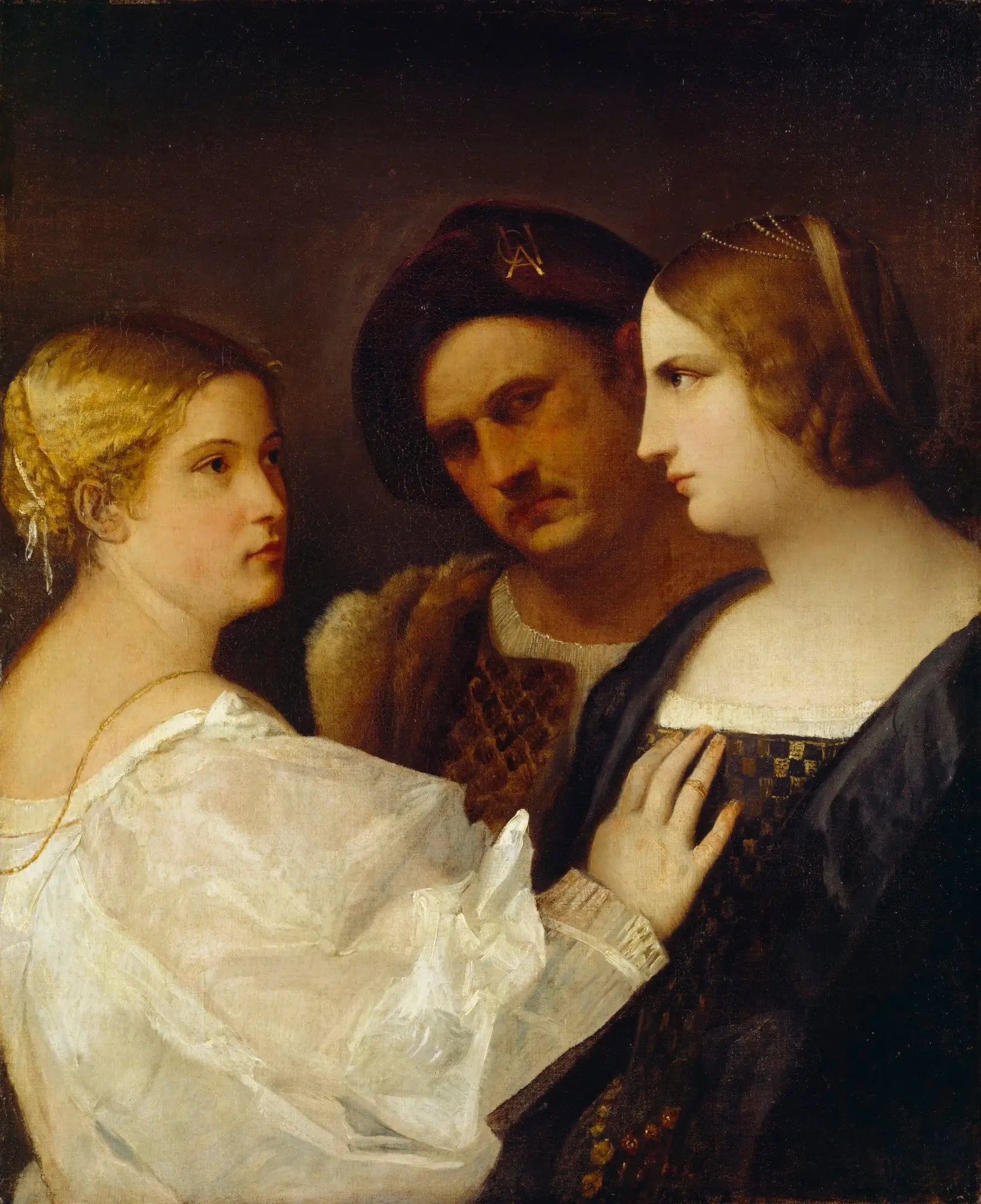 triple portrait ’Jalousie’ - Titian - Alpha Reproduction