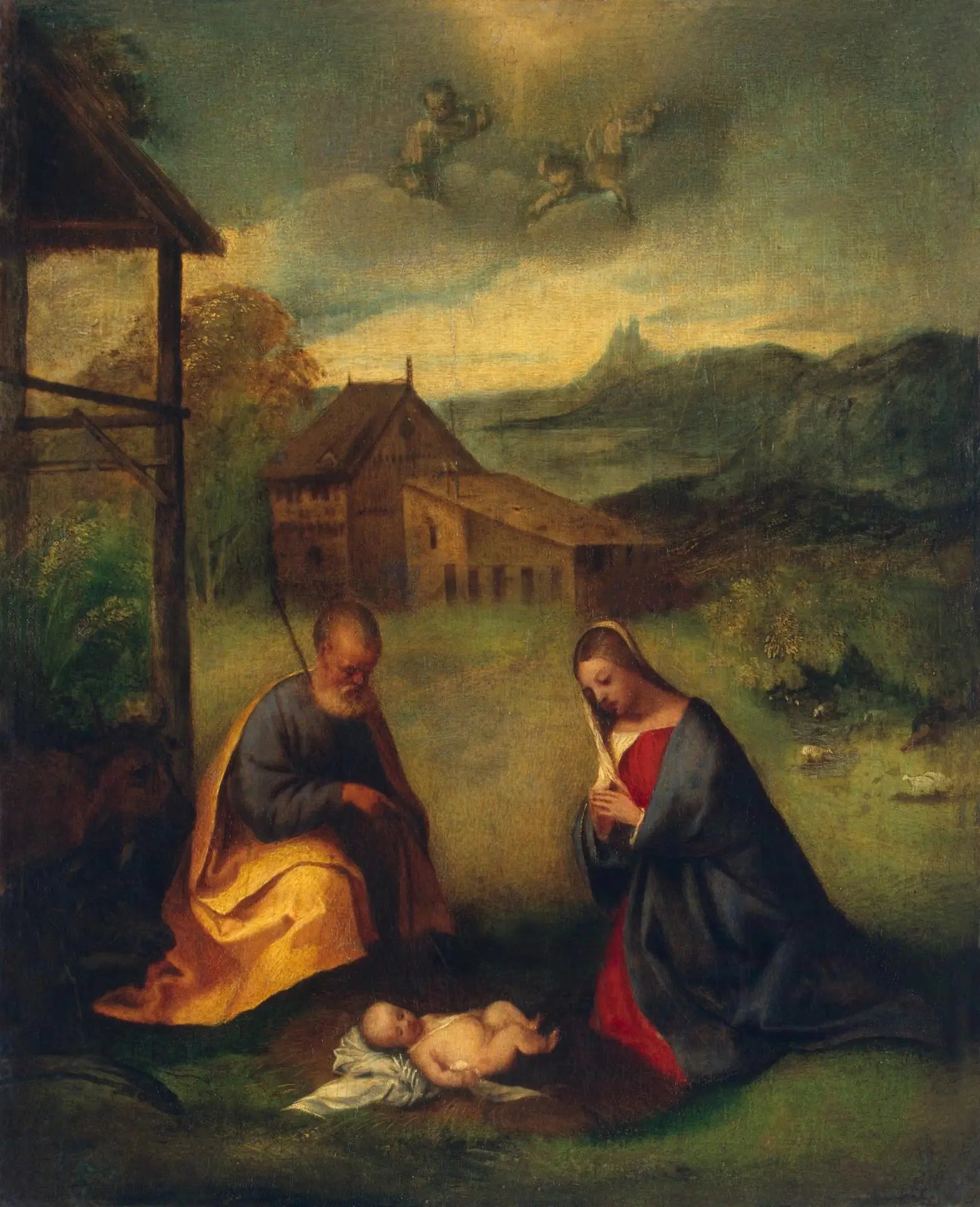 Adoration de l’Enfant - Titian - Alpha Reproduction