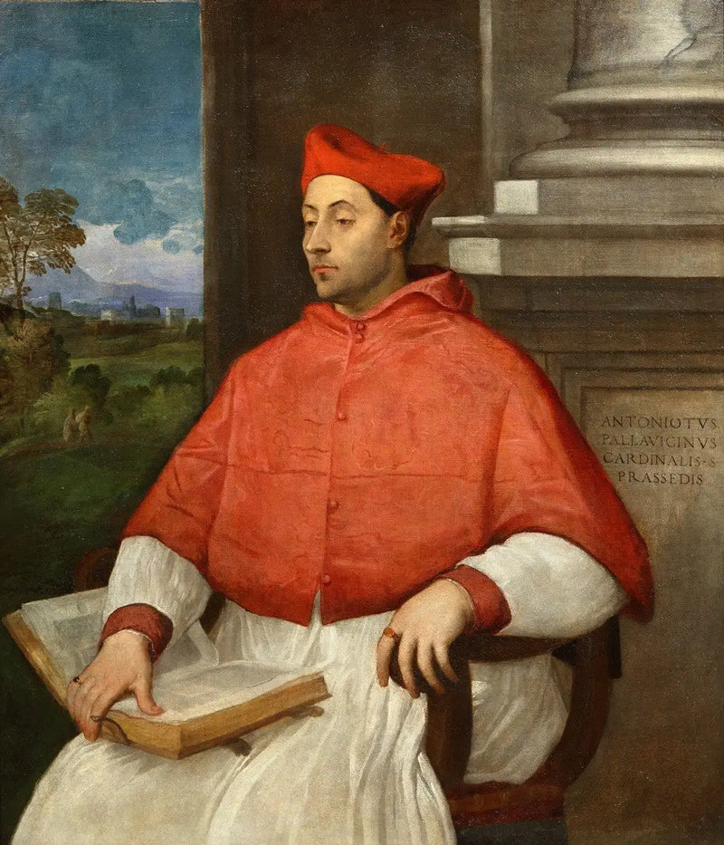 Portrait of Cardinal Antonio Pallavicini - Titian
