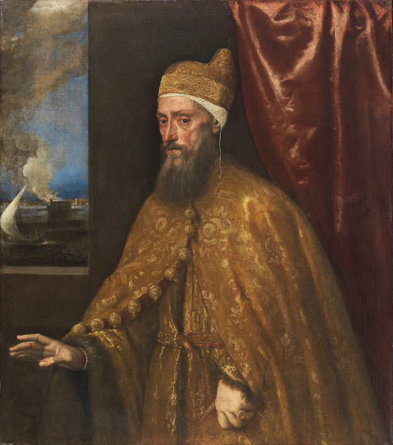 Portrait of Doge Francesco Venier - Titian