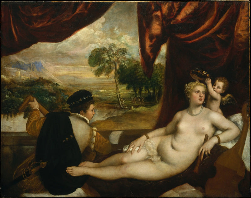 Venus and the Lute Player - Titian