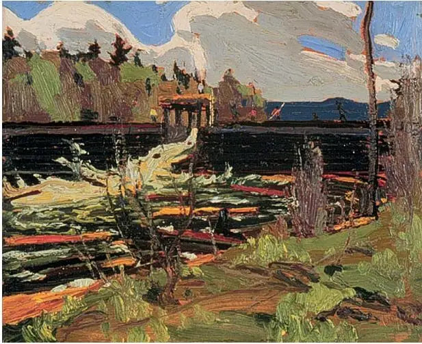 The Tea Lake Dam - Tom Thomson
