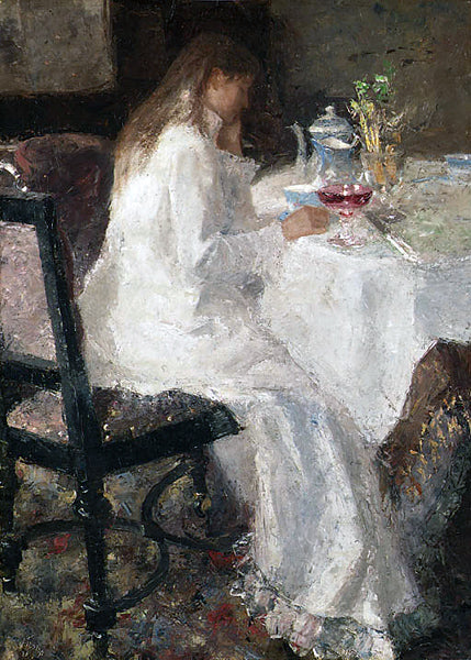Dame en blanc - Jan Toorop - Alpha Reproduction