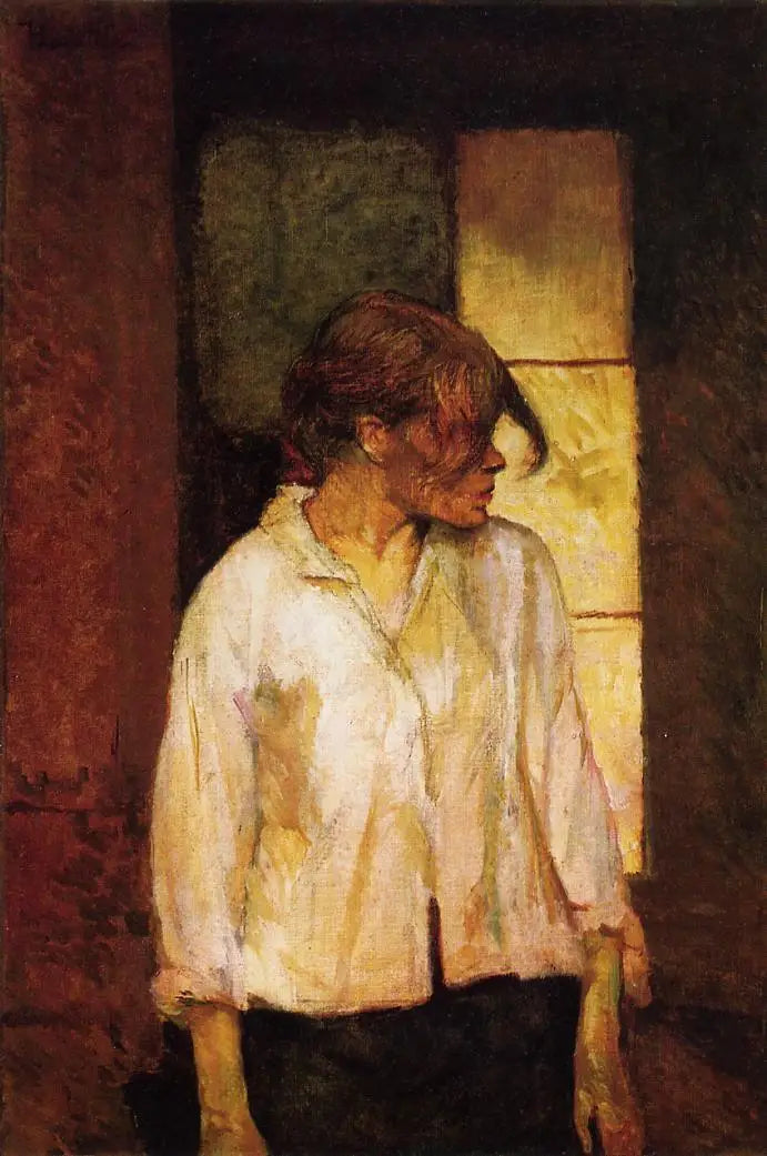 Reproduction du tableau « « À Montrouge » – Rosa La Rouge - Henri de Toulouse-Lautrec » par Alpha Reproduction en peinture à l’huile