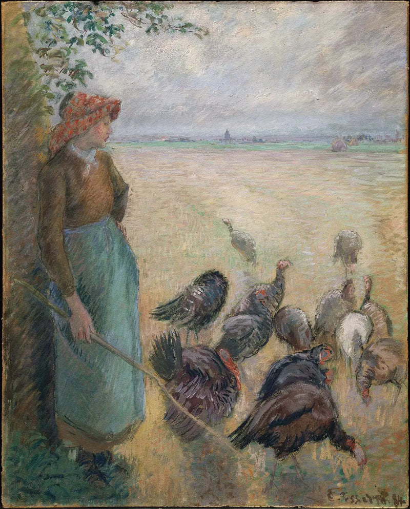 Girl from Turkey - Camille Pissarro