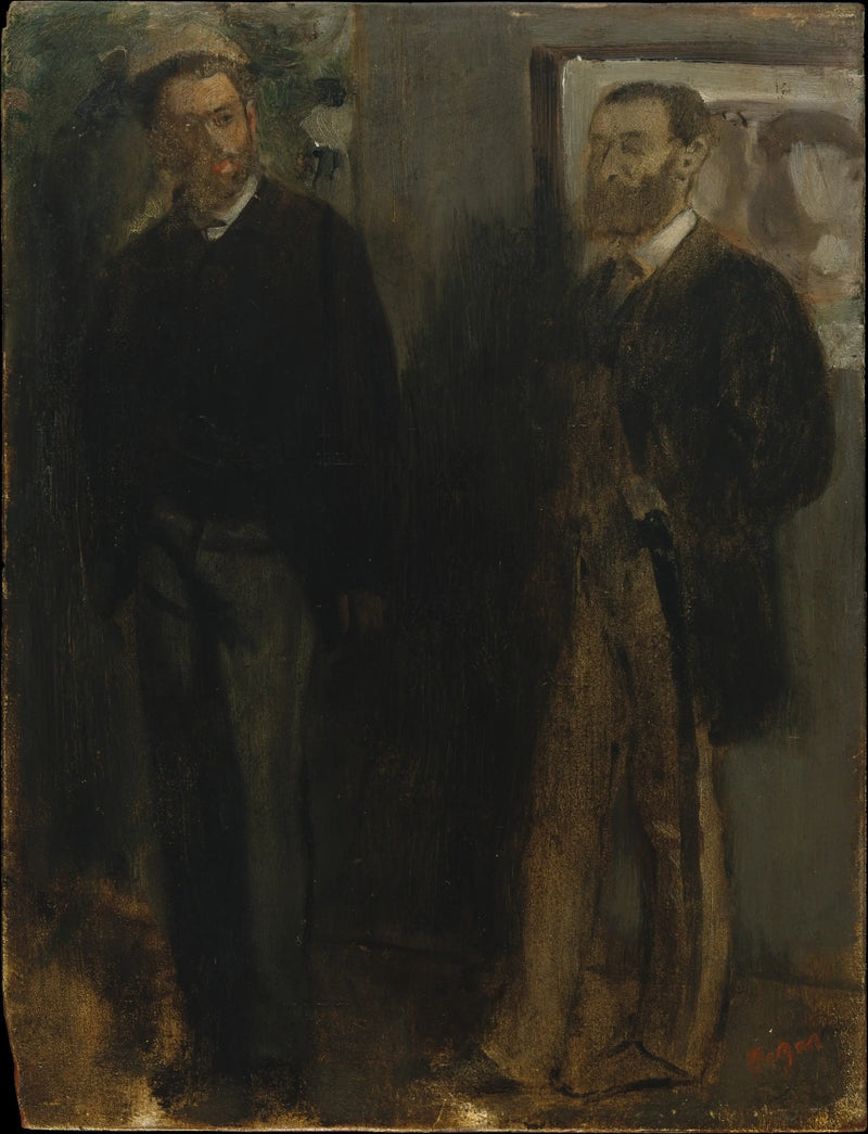 Two Men - Edgar Degas