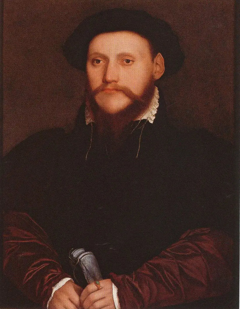 Portrait of an Unknown Gentleman - Hans Holbein the Younger
