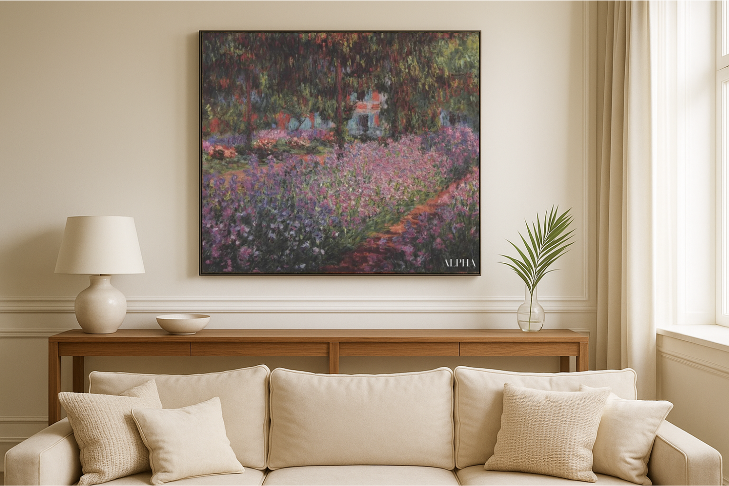 The Artist's Garden at Giverny (Iris) – Claude Monet, circa 1900