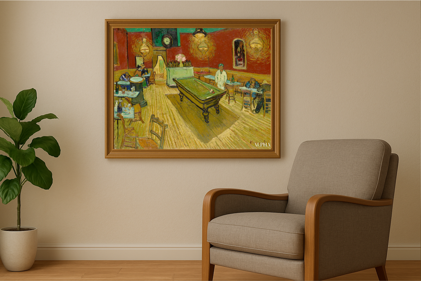 🖼️ The Night Café – Vincent van Gogh (1888)